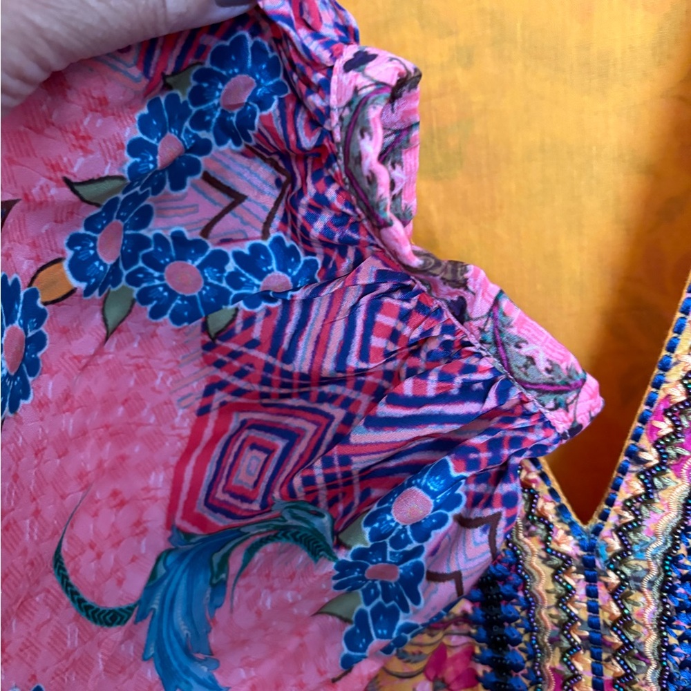 Vibrant Floral Bohemian Dress - Picture 4 of 8